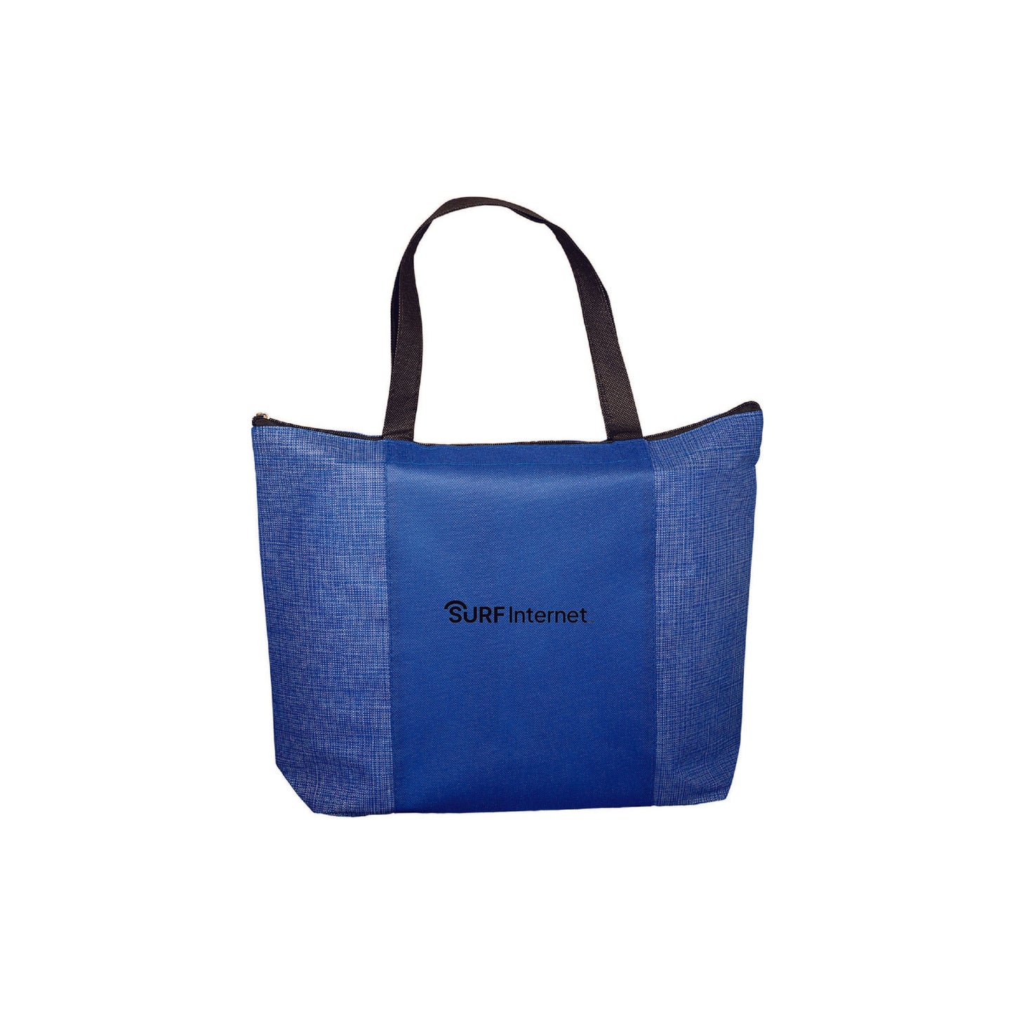 BG134 Prime Line Tonal Non-Woven Zipper Trade Show Tote Bag