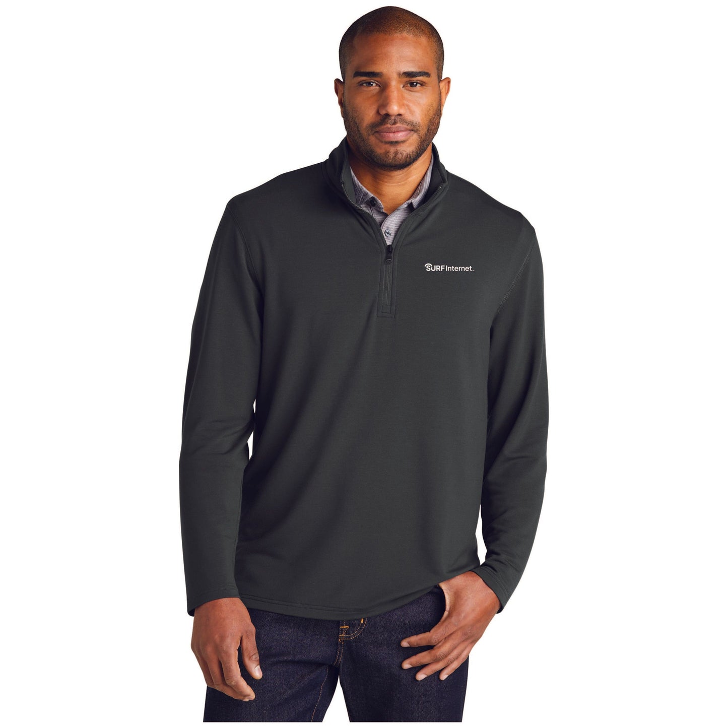 K825 Port Authority® Microterry 1/4-Zip Pullover