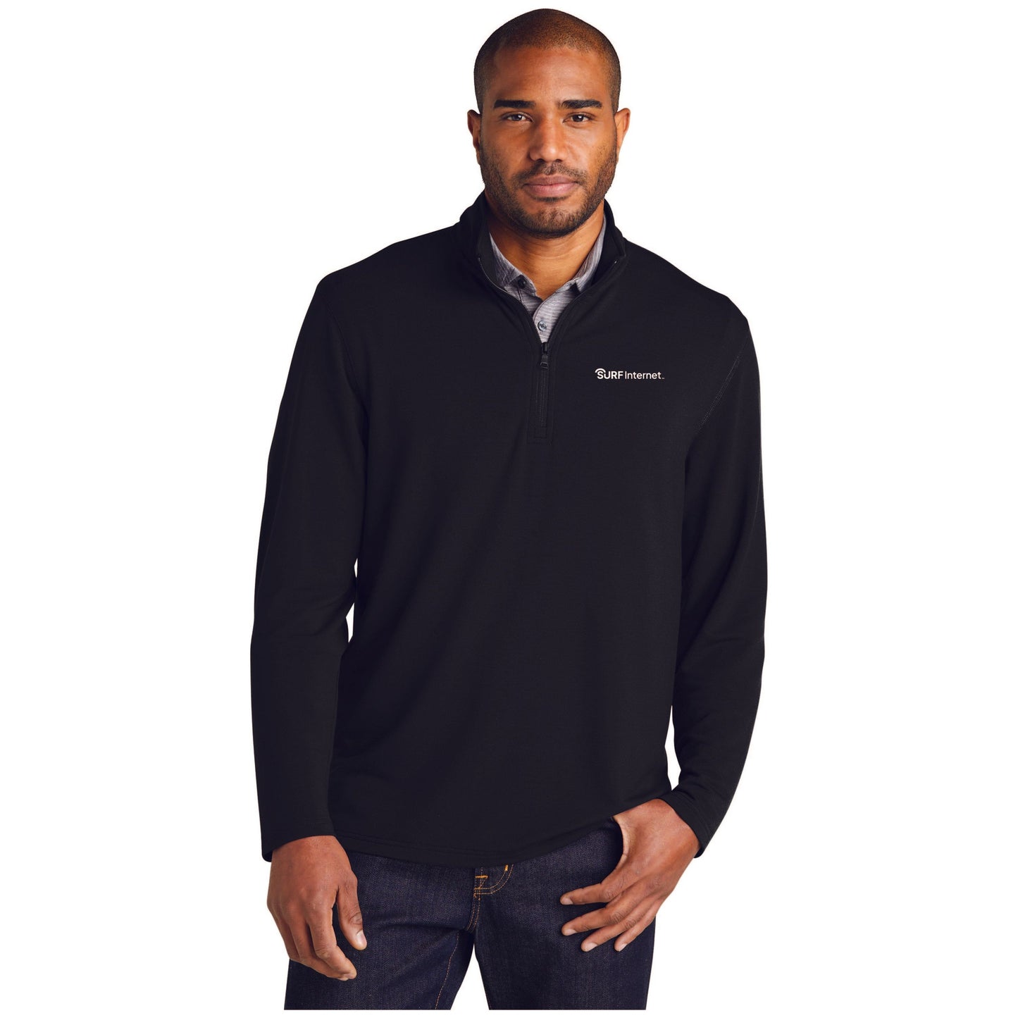 K825 Port Authority® Microterry 1/4-Zip Pullover