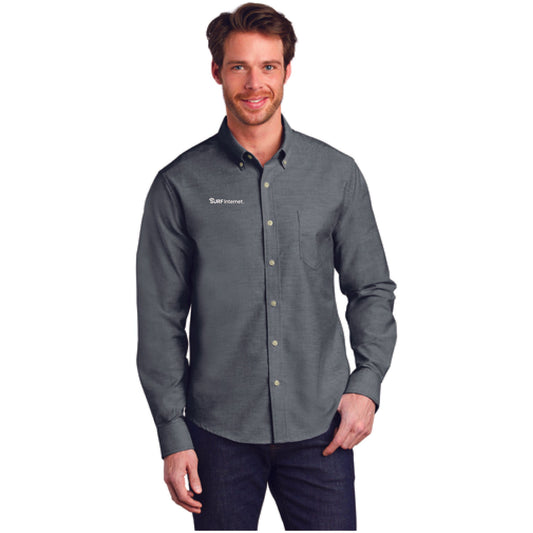 S651  Port Authority ® Untucked Fit SuperPro ™ Oxford Shirt