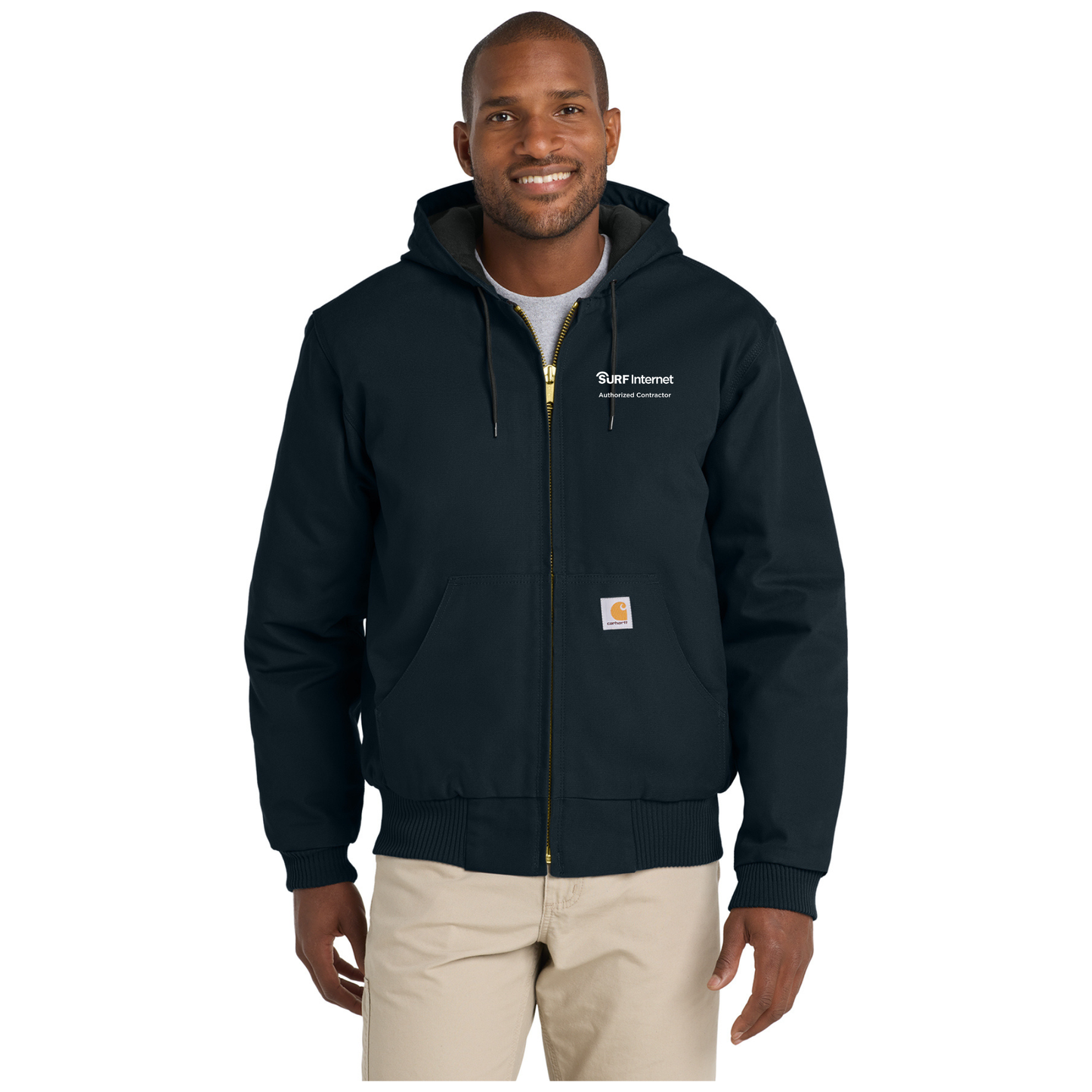 CTSJ140  Carhartt ® Quilted-Flannel-Lined Duck Active Jac - Installer