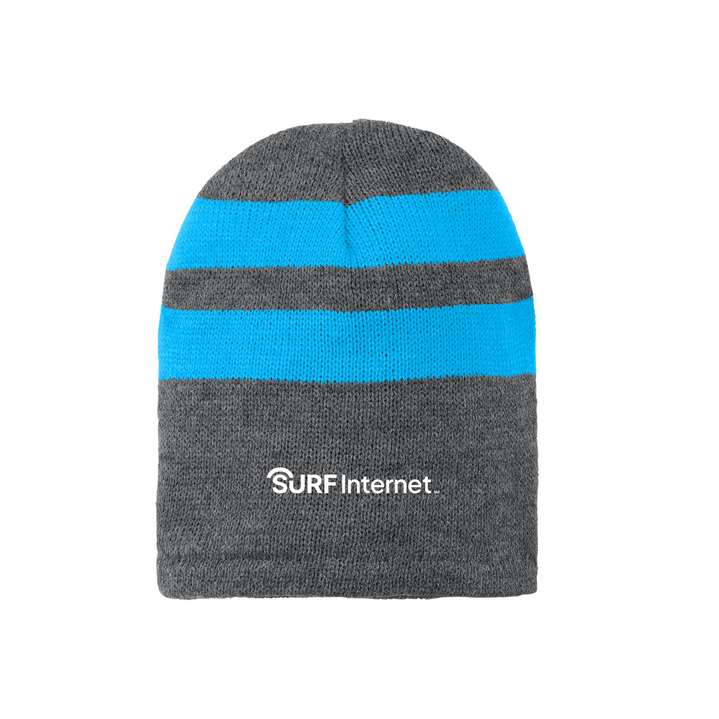 Port & Co™ Fleece-Lined Striped Beanie Cap - C922